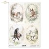 Papel de arroz para decoupage R2572